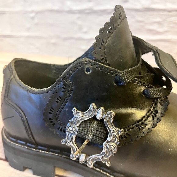 FLUEVOG 7th Heaven: Capellan - Black Genuine Leather Shoes - Picture 6 of 8